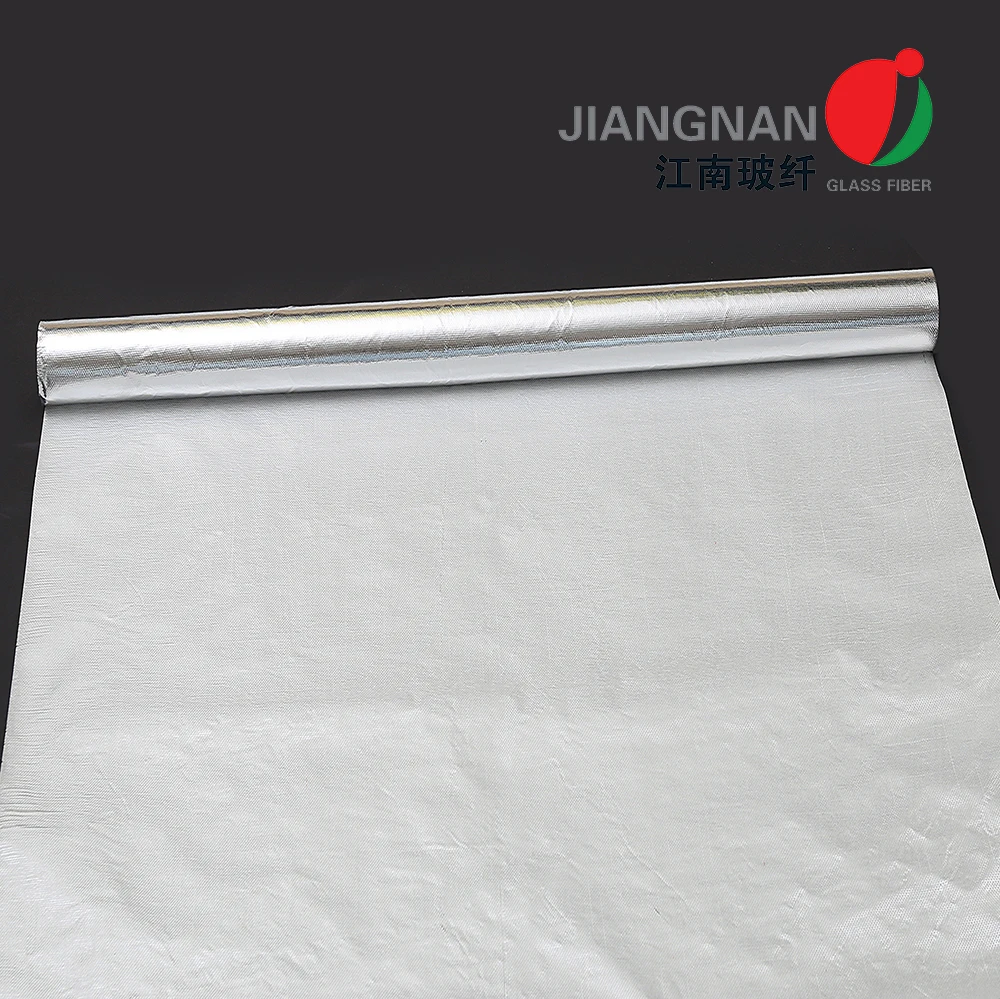0.12mm Aluminized Fiberglass Insulation Cloth For Marine Covers