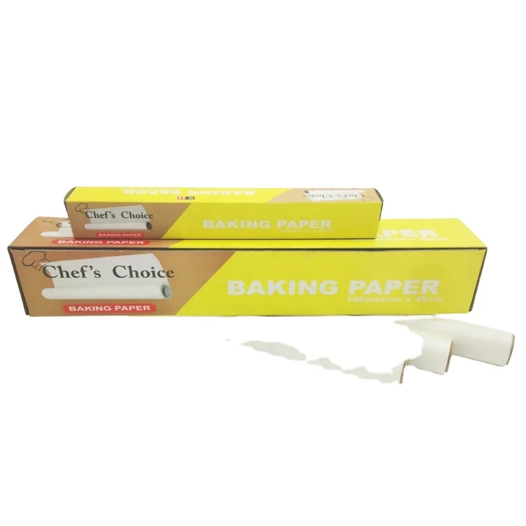 Recyclable white grease proof custom-made baking food paper