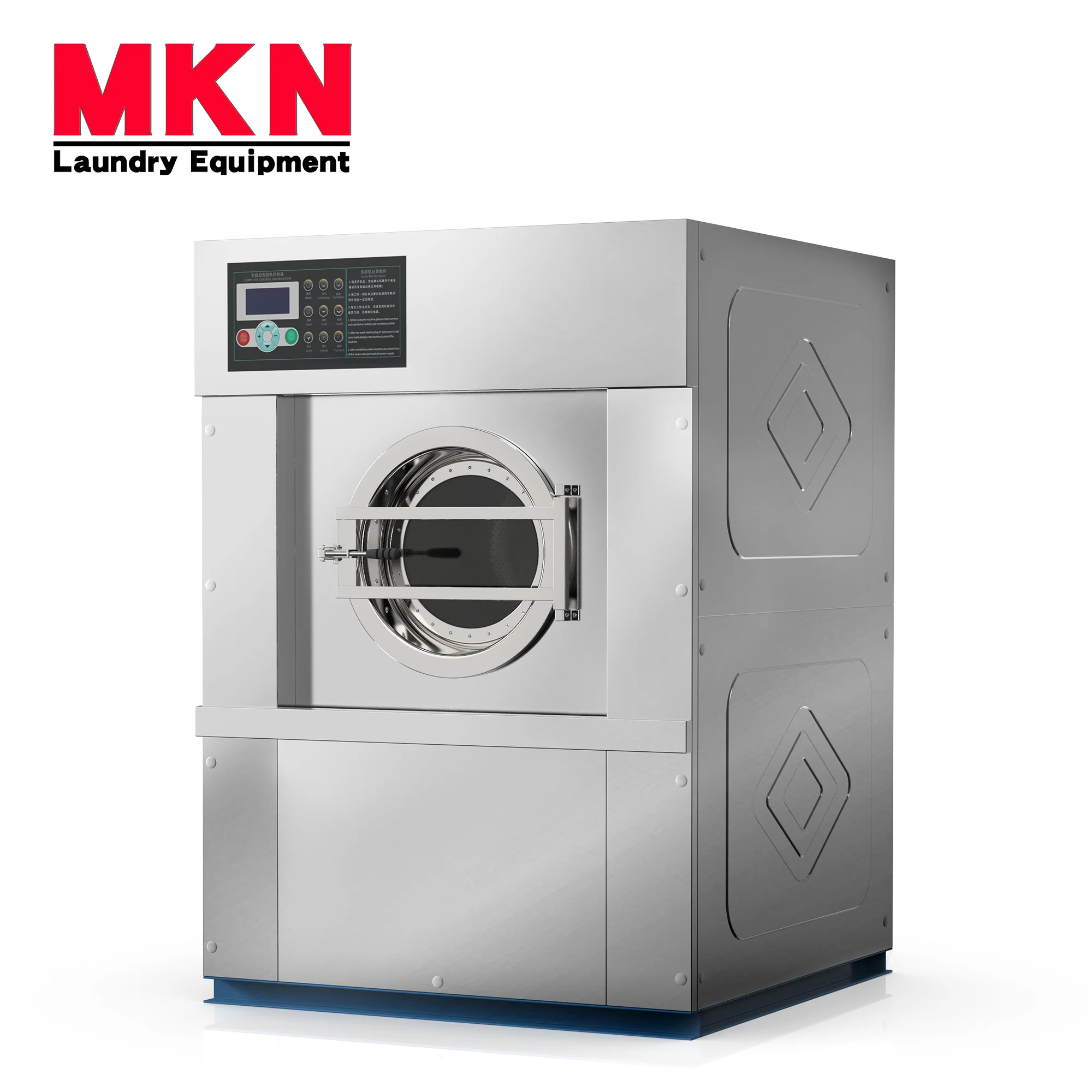 MKN Brand Supply Best selling vertical small capacity industrial front-loading washing machine for Malaysia