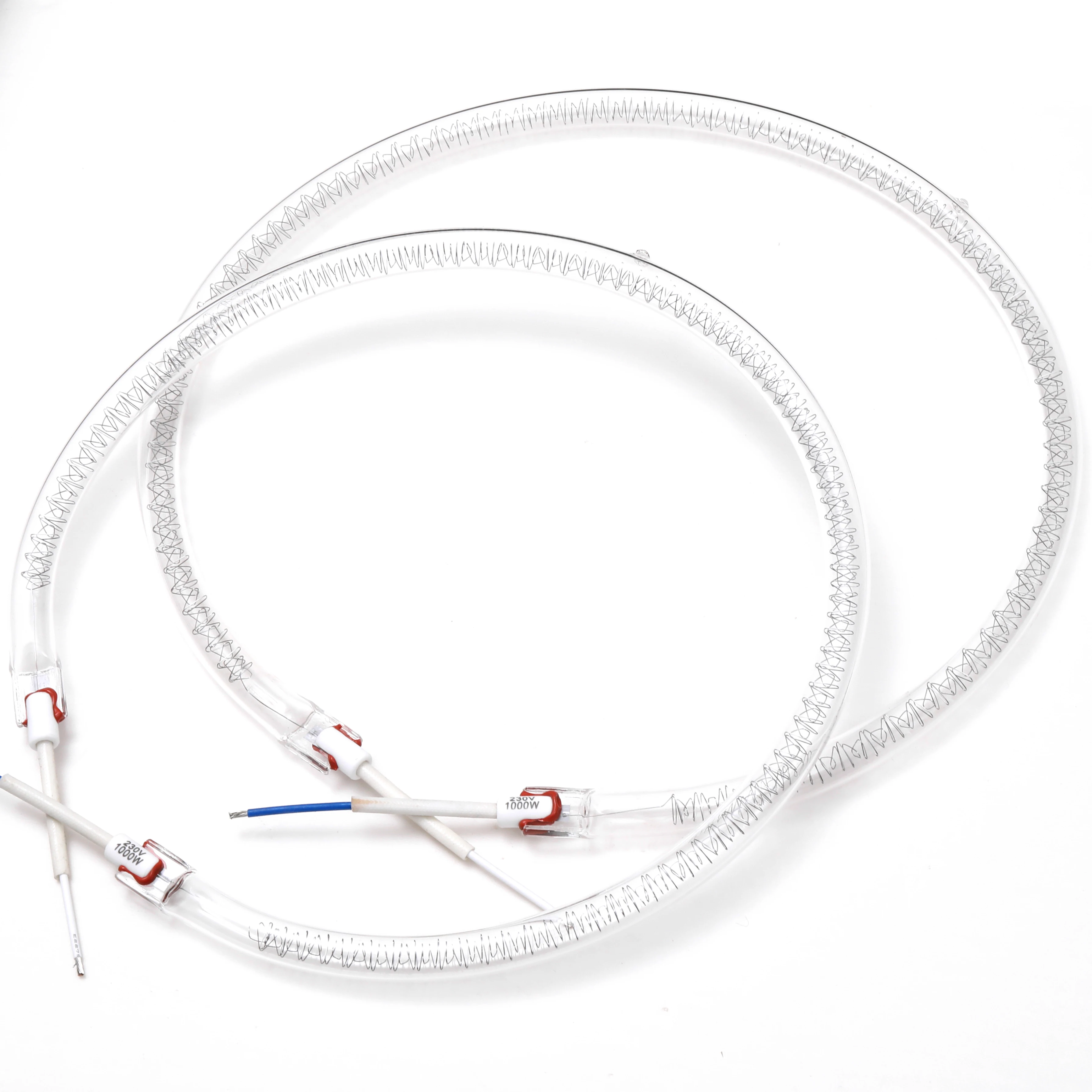 Manufacturer Wholesale 220v 1300w Circular Halogen Infrared Heater Lamp For Electric Stove Coil