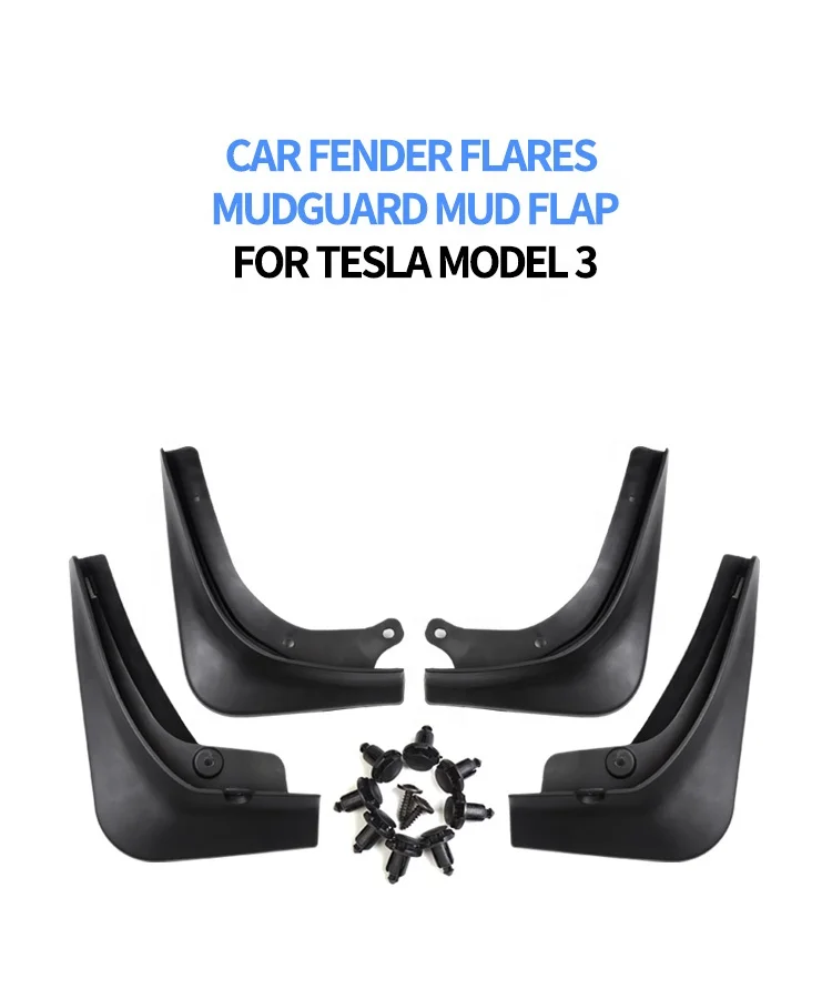 Автомобильные аксессуары Брызговики для 2021 2022 Tesla модель