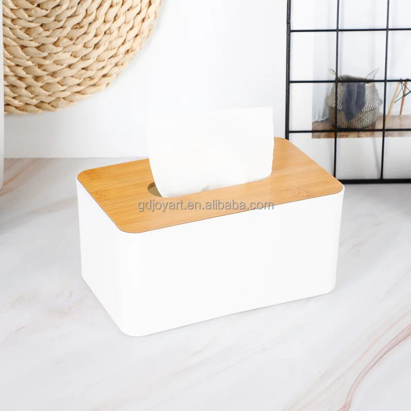 Home Large Anti-moisture Rectangular Tissue Paper napkin Box case Household Office Holder Tissue Box