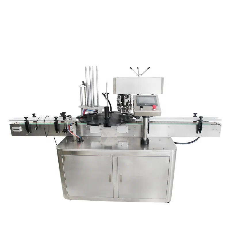 Fully Automatic tin can lid sealing machine beverage and food can lid closing machine