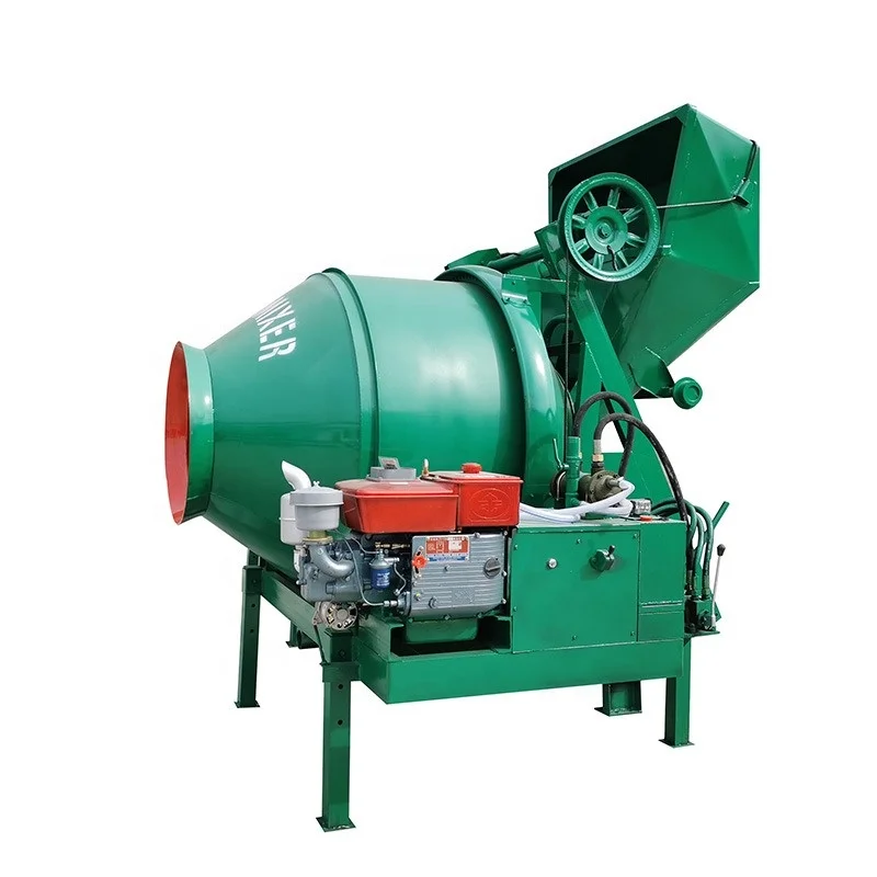 China ZHUCHENG Low Consumption Mini Concrete Mixer Price of Diesel Cement Mixer JZC500 for 400 500L
