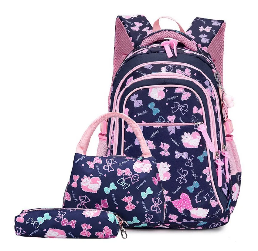 FREE SAMPLE Waterproof Children School Bags For Girls Printing School Backpacks New Travel Bag Schoolbag
