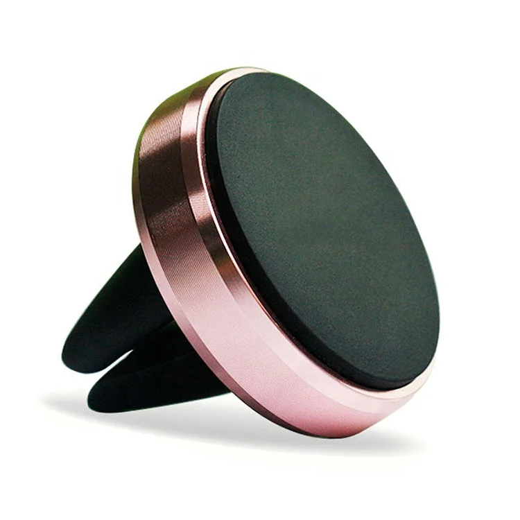 Auto Parts Universal Strong Magnetic Silicone Aluminium Alloy Car Mount Mobile Phone Holder Air Vent Clip Phone Holder