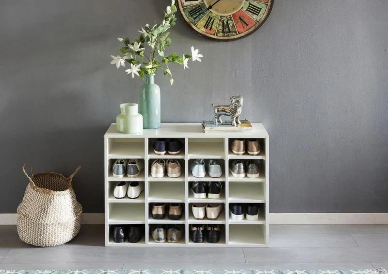 Living Room Kitchen Table 5-Piece Iron Wood Design Bar Small Rectangular Dining Table Set with Chairs