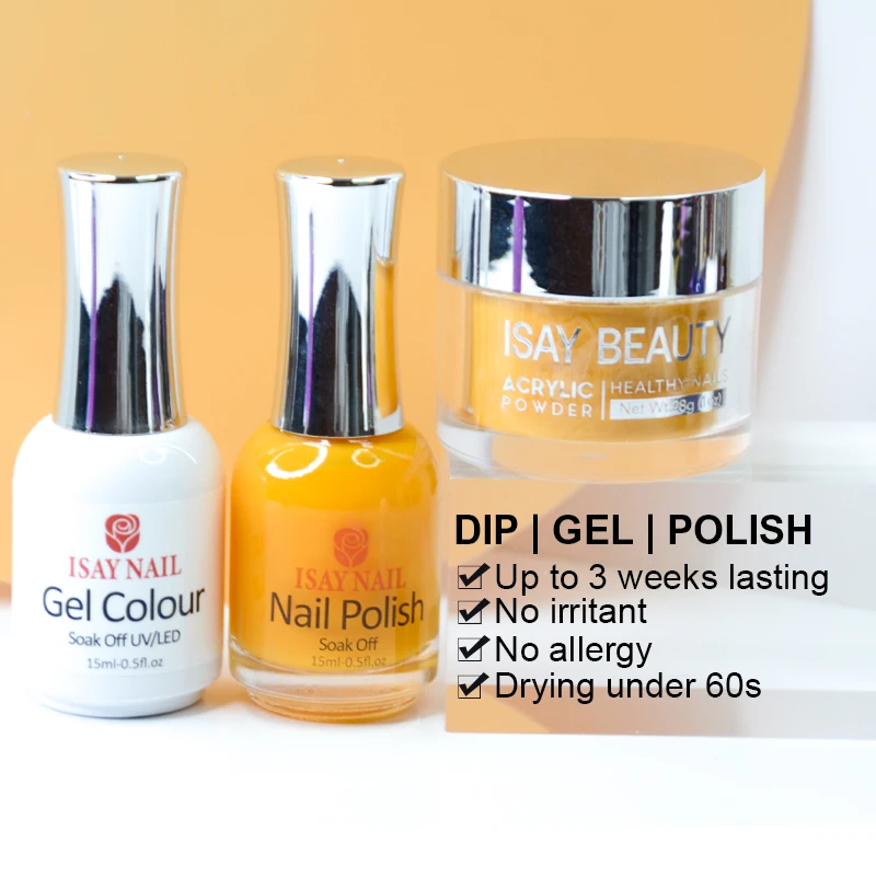 OEM оптовая продажа от производителя стойкий гель УФ-гель лак для ногтей Быстросохнущий 3 в 1 Набор пудры