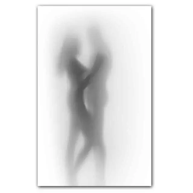 Large Canvas Decal Couple Love Romantic Bedroom Painting Sexy Room Decor Wall Art