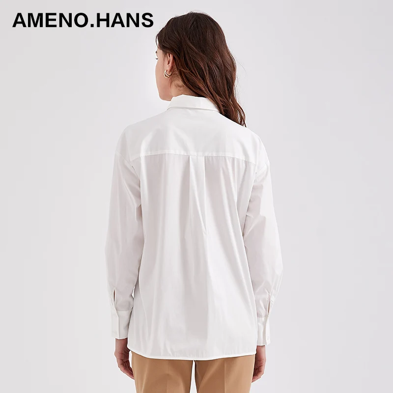 Hot sale good quality luxury design white shirt women blouses and shirts for women