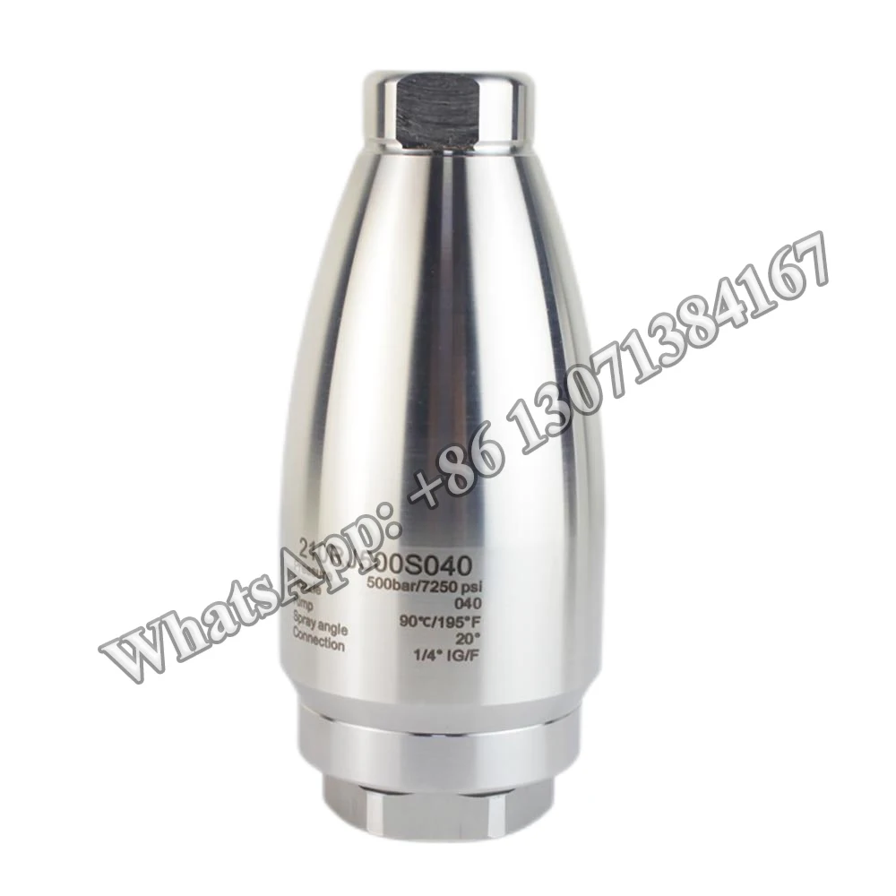500Bar Rotary Nozzle High Pressure Cleaning Rotating Nozzle , Hot and Cold Water Car Washing Machine Cleaning Nozzle