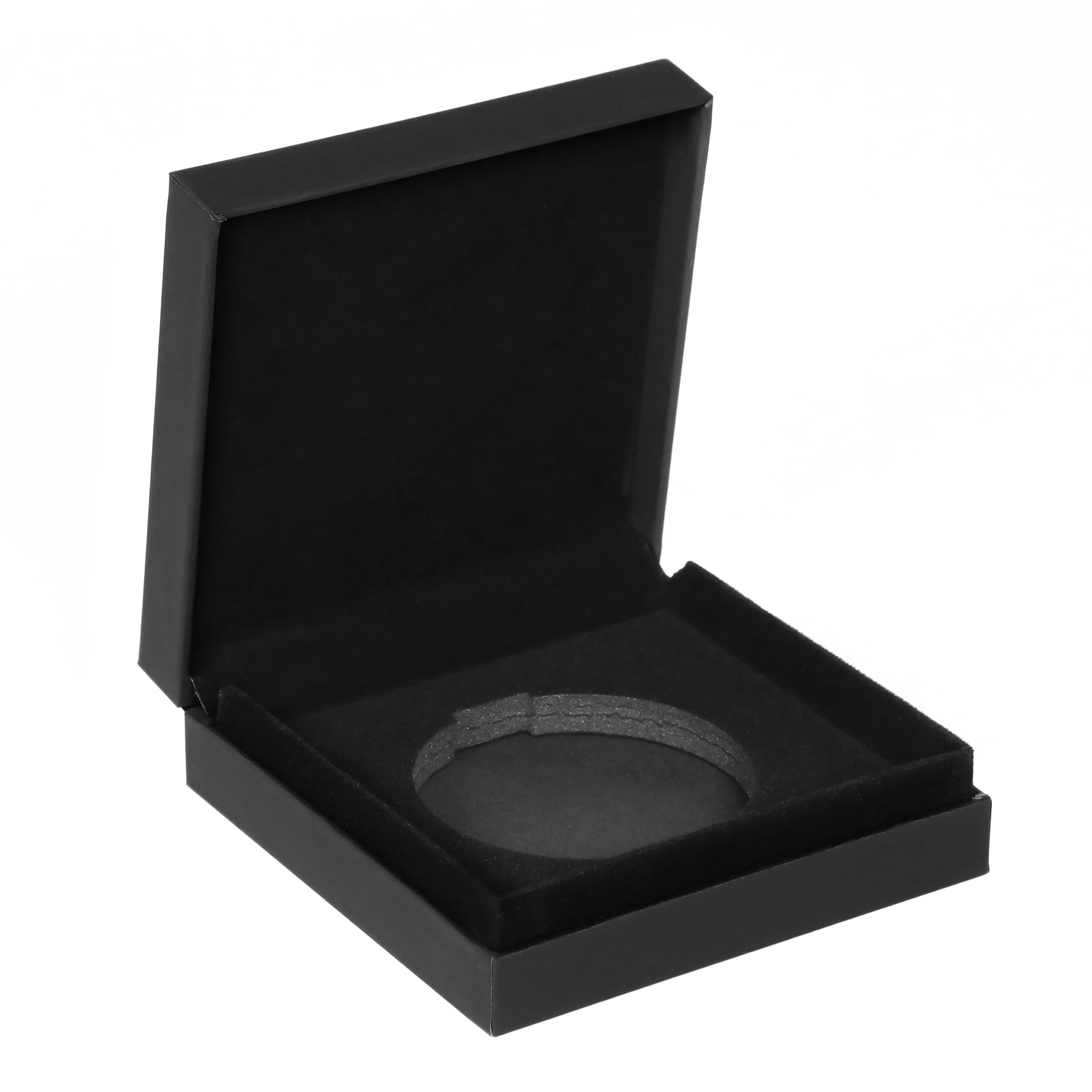 Wholesale Custom Printed Handmade Luxury Rigid Paper Cardboard Black Simple Empty Magnetic Closure Gift Box