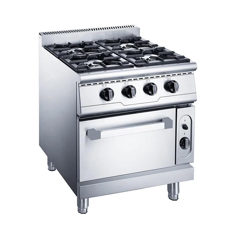 high quality Oven Gas Freestanding Ran Stainless Steel with 4 or 6 Burners for Kitchen gas machine Restaurant Equiment