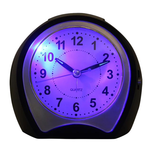 iMSH BM12301 Quartz analog alarm clocks table bedside alarm clock wecker despertador desktop custom round analogue alarm clocks