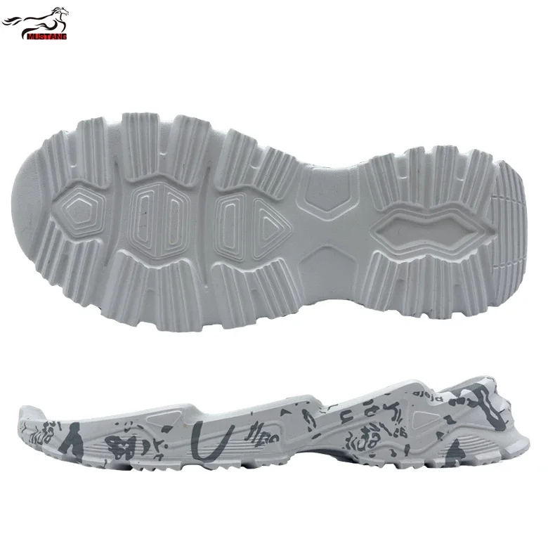 HNSHUNSHENG-6031 Outdoor EVA TPU Print Unisex Water Proof Film Healthy Shoes Sole