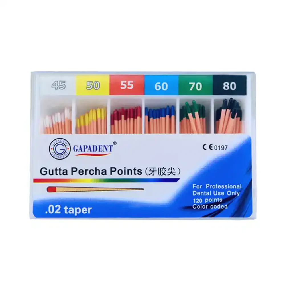 Dental material dental 02 04 06 Taper Dental Gutta Percha Points