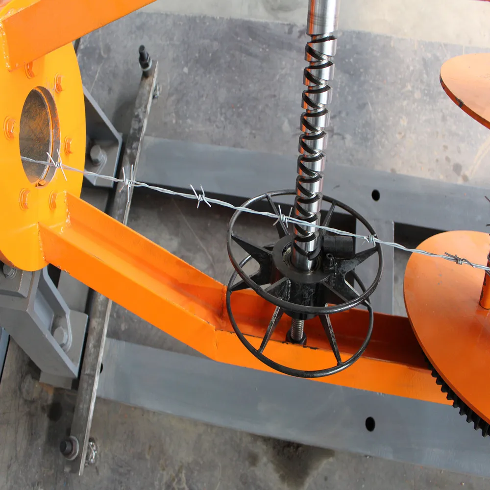 Automatic gi barbed wire making machine factory  barbed wire drawing machine  barbed wire fence making machine
