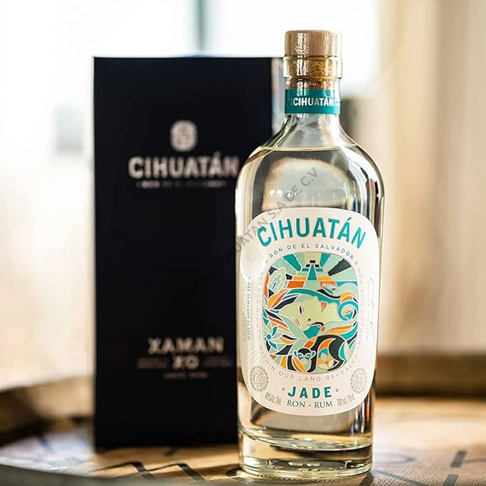 Crafted in Homage to the Mayan Muse Wholesale Cihuatan Jade Rum from El Salvador embodies the Allure of Ancient Artistry