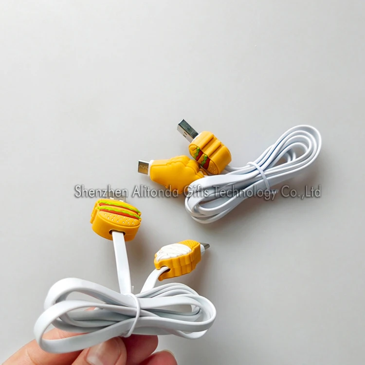 Custom useful promotional gifts logo shape design 3 in 1 charging cable for company enterprise government agency souvenir gifts