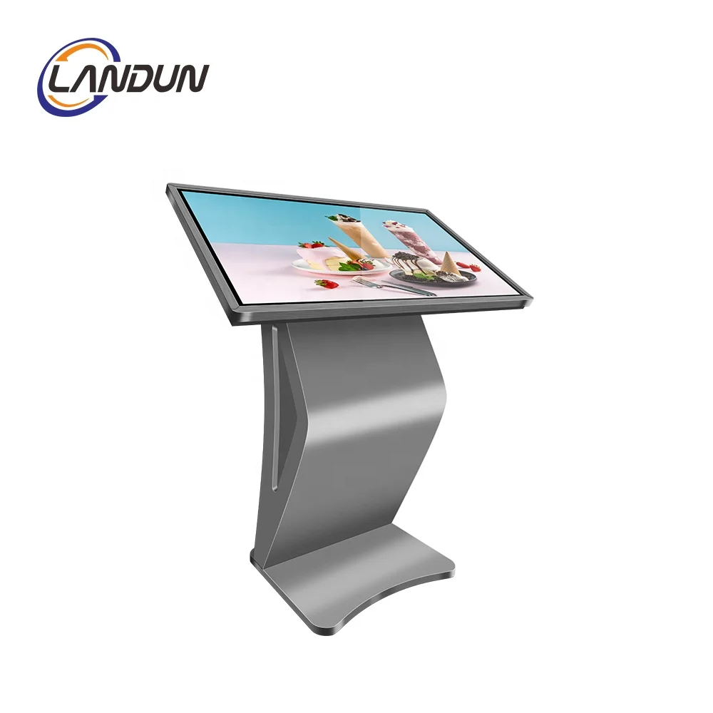  4K контроллер 65 75 дюймов инфракрасный емкостный напольный автономный интерактивный цифровой экран