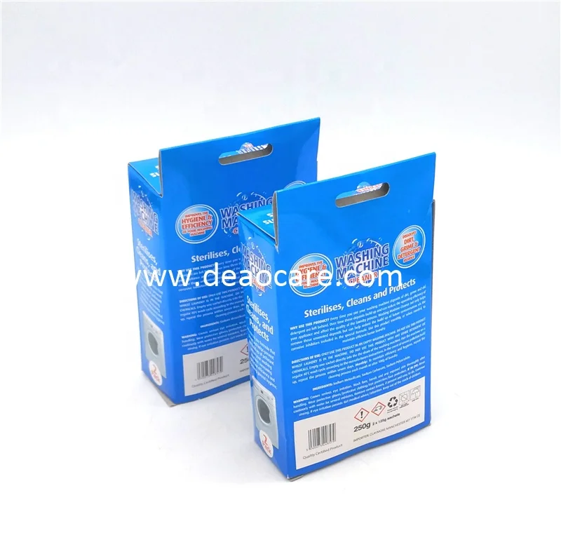 OEM Antibacterial Laundry Washing Machine Drum Tub Cleaner, Genuine Depurar Lavadora Limpiador Polvo Cleaning Powder 2 Packs