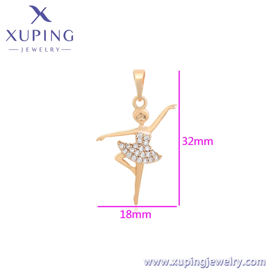 X000461009 Xuping Jewelry dancing girl Gift pendant 18k gold color fashion jewelry pendants