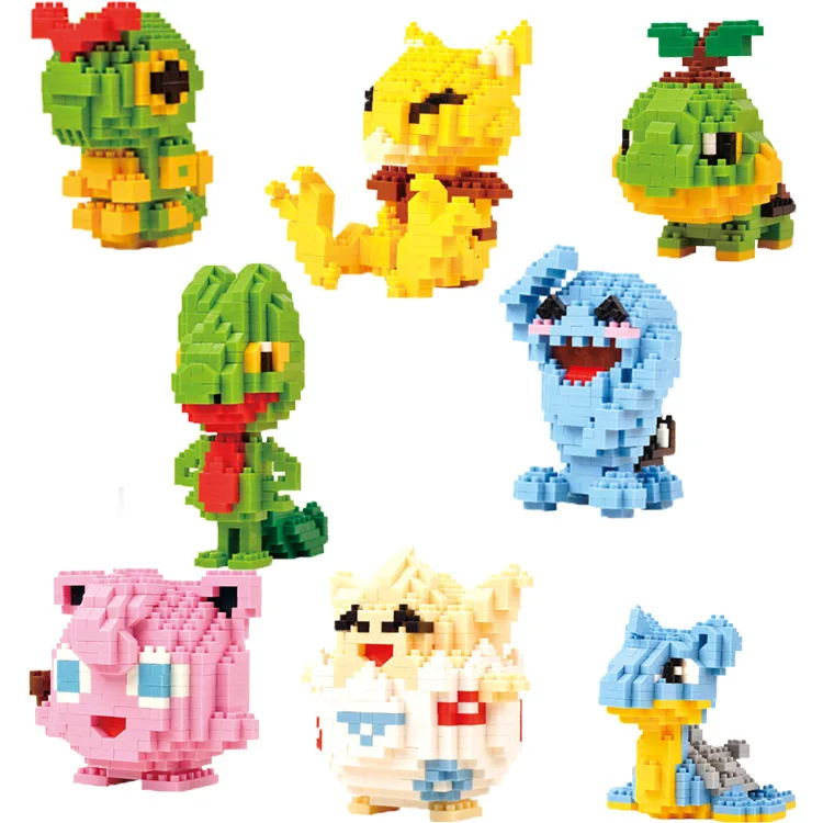 21 of 43 Pokemoned LNO Mini Diamond Building Blocks Mini assembly Pokemons blocks diy toys Adult Diamond blocks 219-248