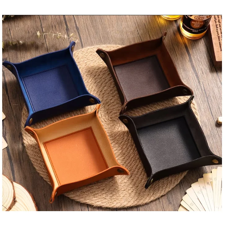 YY Custom Dice Rolling Leather Dice Tray, Gaming Tray , Leather dice rollingmat, DnD accessories