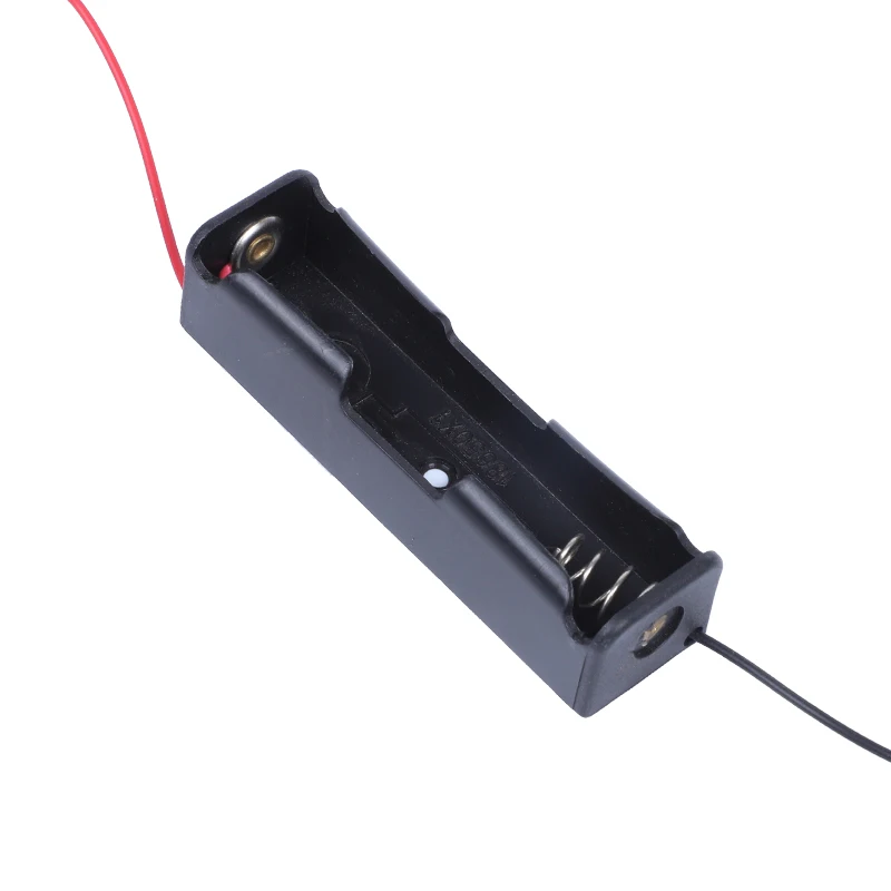 1*Cell 18650 Lithium Battery Accessories Battery Holder Case With Wire