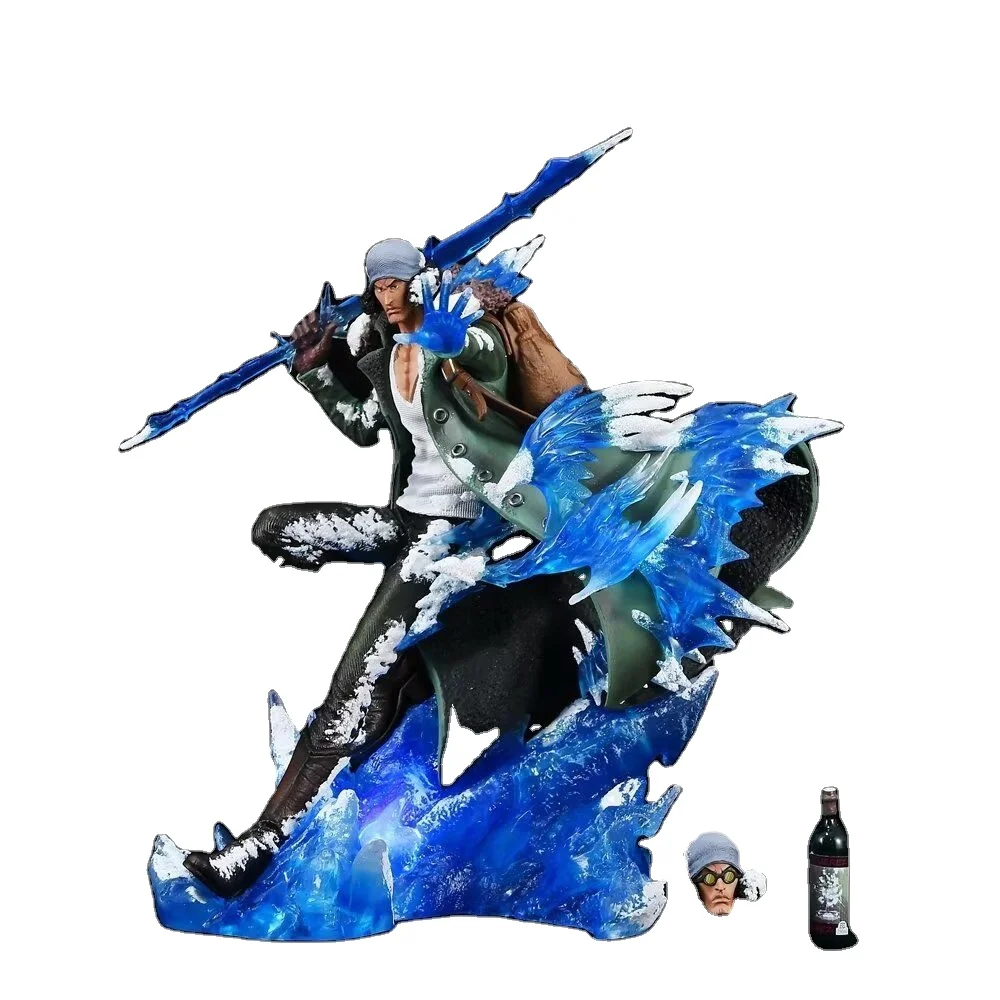 Wholesale High-quality boutique popular action figure One Pieces Former Admirals Aokiji anime figure