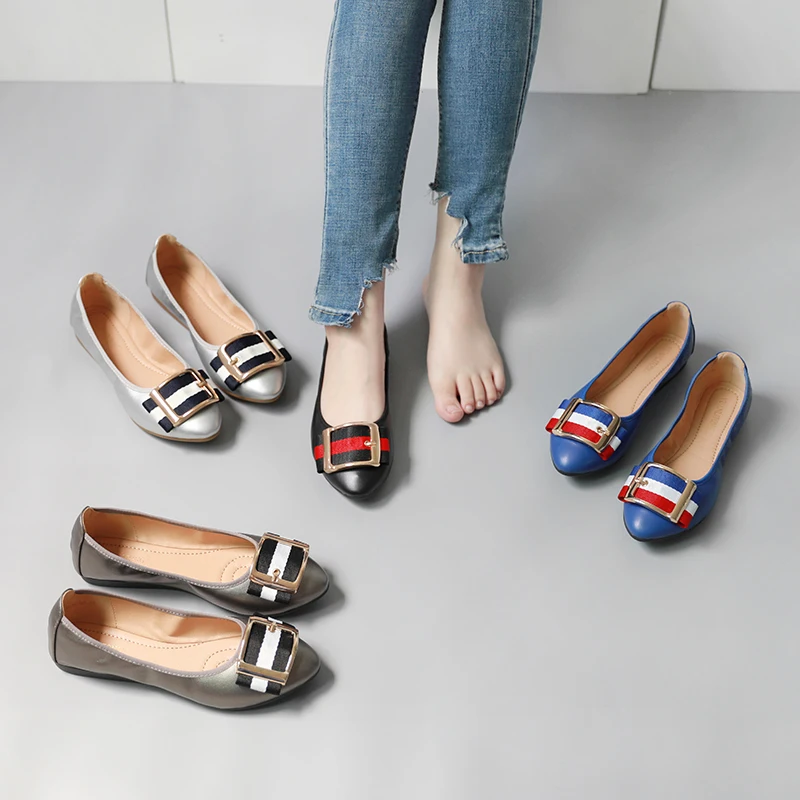 Хорошее качество Прямая поставка с завода женские туфли на плоской подошве модные лоферы