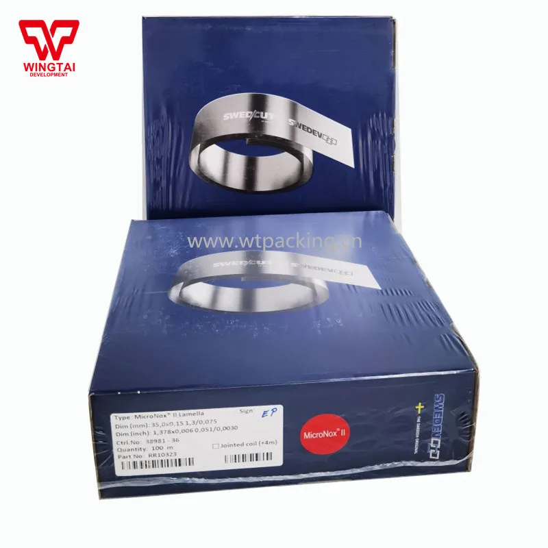 SWEDCUT MicroNox II Printing Doctor Blade W35mmxT0.15/0.2mmxL100m Stainless Steel, Suitable for Corrosive Printing