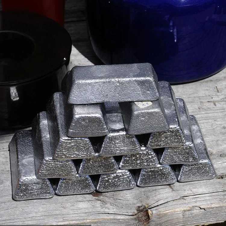 Customizable Aluminum Alloy Ingot Adc12 99.7 A7 Grade Aluminum Ingots Manufacturer