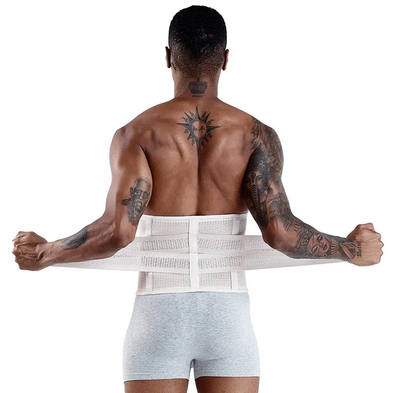
Body Shaper Belts Sport Girdle For Men Breathable Fitness Mens Weight Loss Waist Trainer belt 