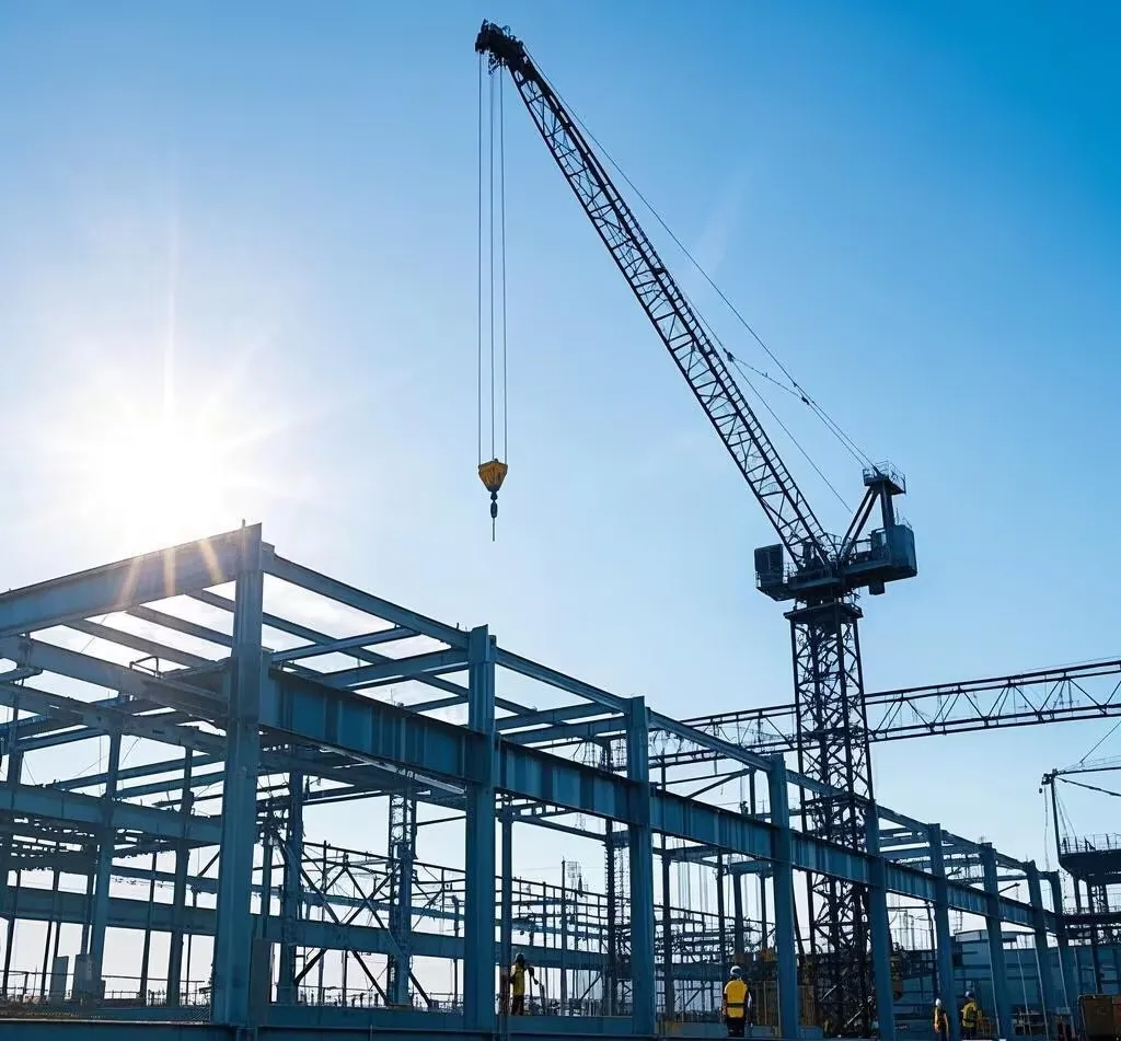 Modern Design Prefabricated  Logistics Warehouse Workshop Light Commercial Industrial Building Warehouse steel structure