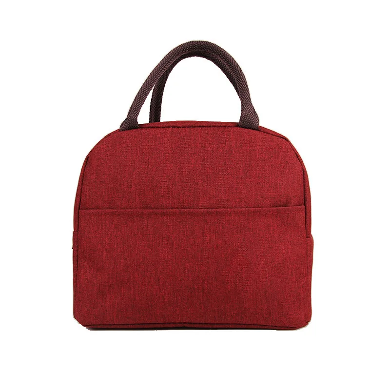 Wholesale Customized Insulated Lunch Bag with Carry Handle Waterproof Portable Picnic or Work and School Lunch Bag Custom Logo