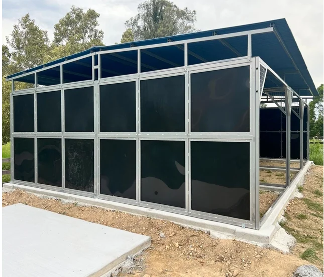 Welded Galvanized Mesh Pipe Portable Horse Stable Best selling in Australia  America New Zealand
