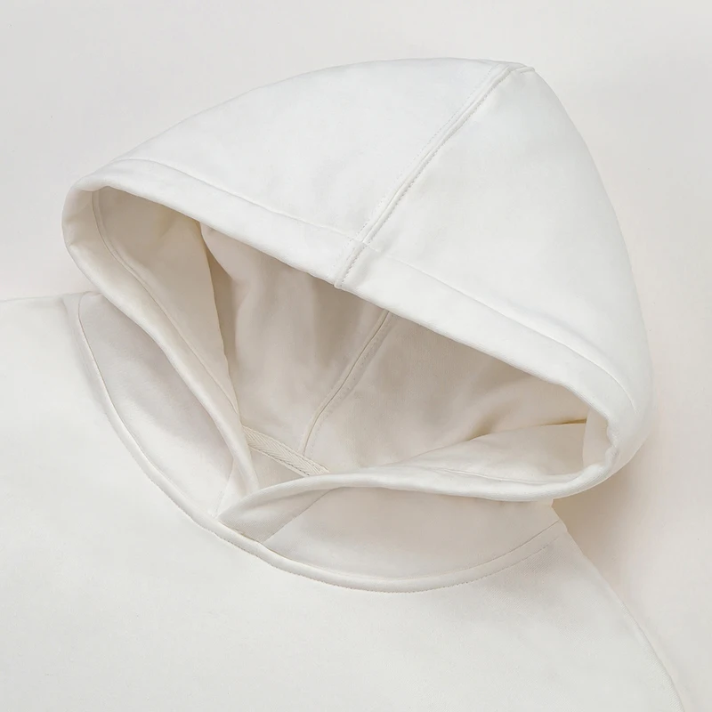 2024 high quality heavy weight cotton stringless hoodie blank custom men streetwear oem logo custom hoodie order samples free