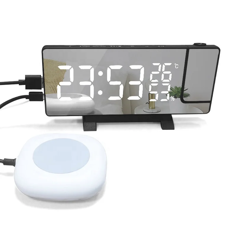 2022 New Design LED Vibrator Alarm Clock