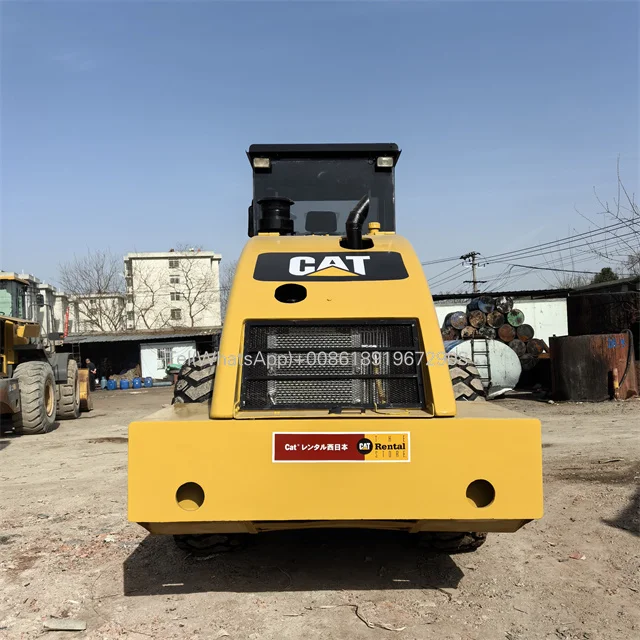 Good condition Cat used road roller for sale Used Caterpillar cs-683e roller
