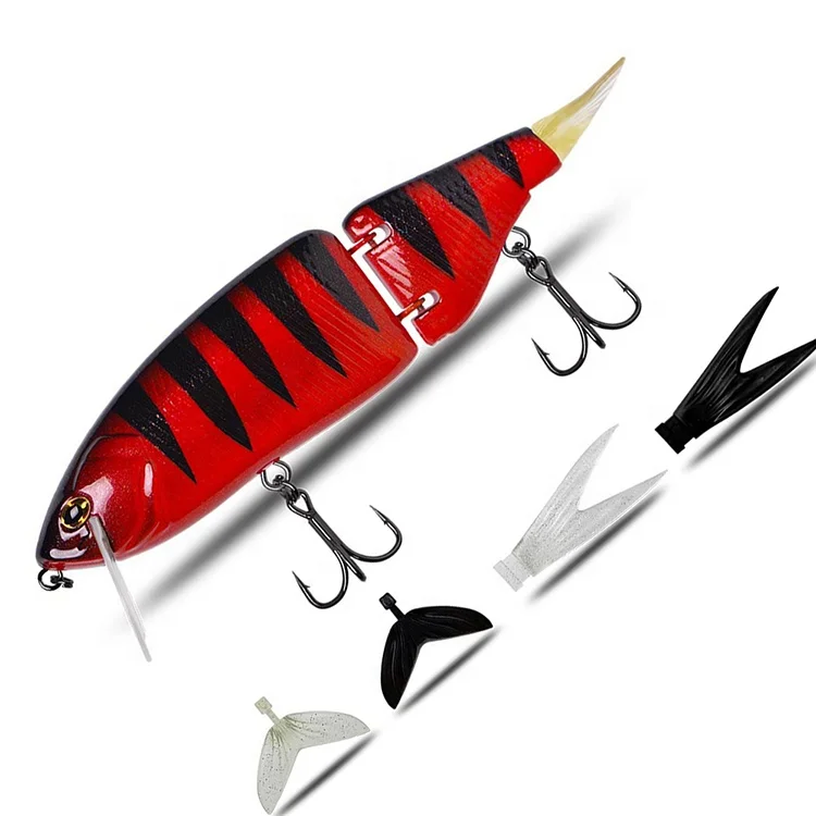 165mm 60g 135mm 33g Floating Multi Jointed Trolling Lures Big Game Fishing Hard Swim Bait Soft Tail Fishing Lures