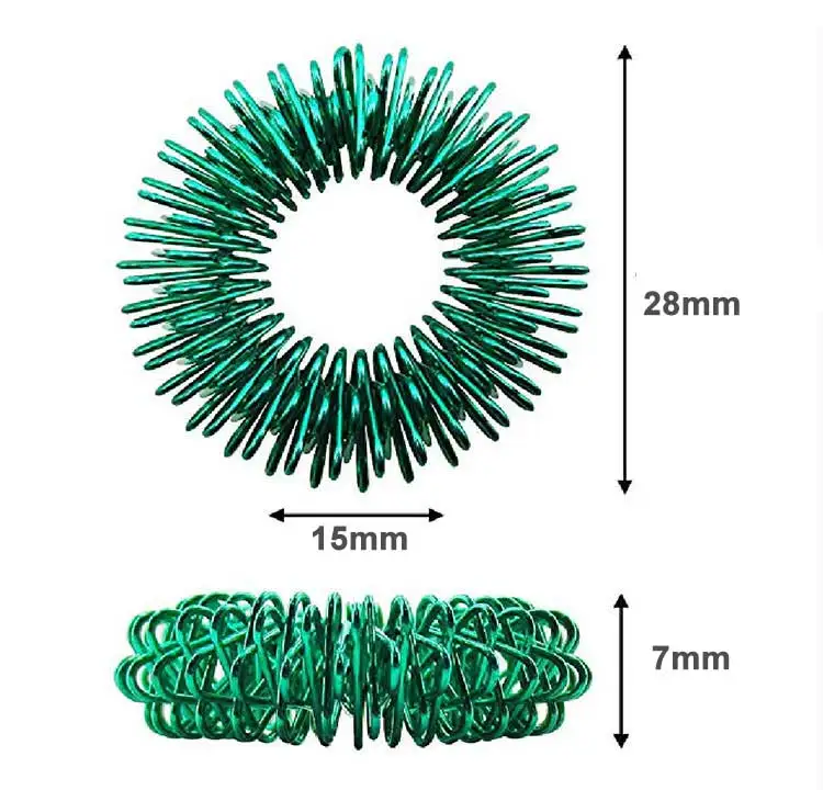 free shipping ready to ship blood improving circulation finger acupressure finger massager ring