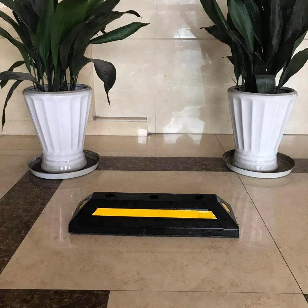 Wheel Localizer Rubber Wheel Stopper 600*120*100mm Parking Stopper