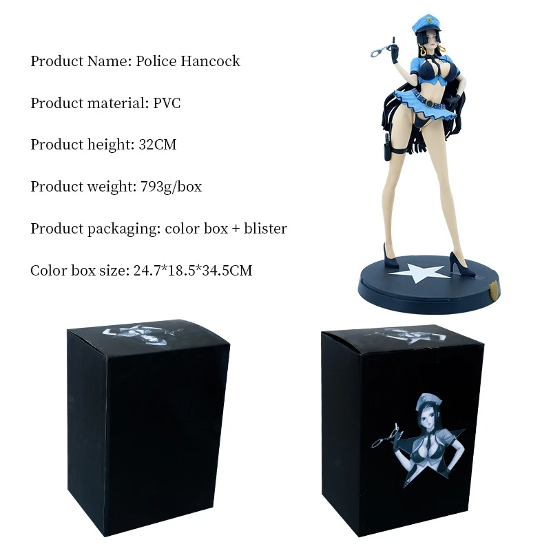 Anime One pieces Standing Boa Hancock PVC doll Action figures Gift sets Resin Crafts sexy figure toy