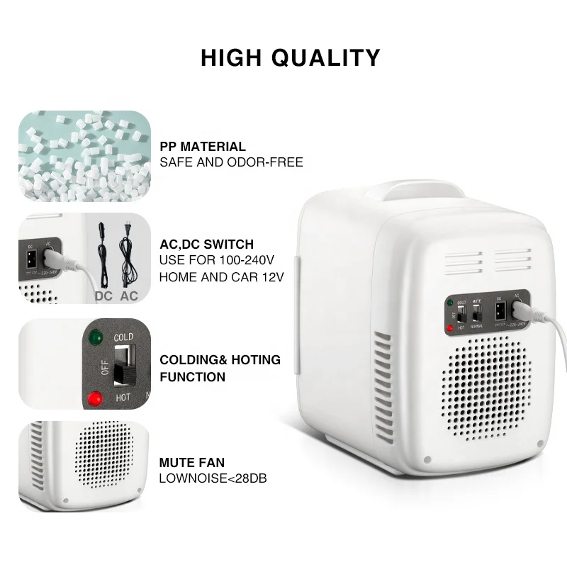 Compressor Ice Car Fridge Freezer Cooler Portable Prices 10L Drawer Dometic Discount Upright Warehouse PinkFor Cooling