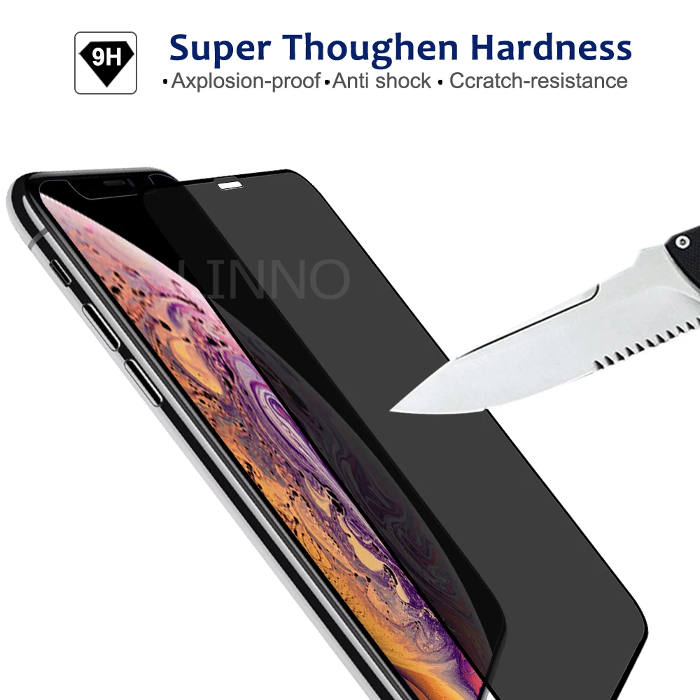 privacy tempered glass screen protector for iphone 11 12 pro Max