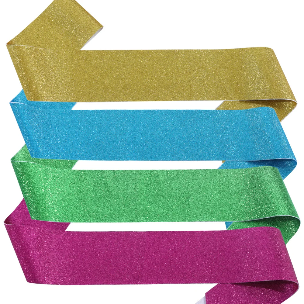 blank shoulder strap green onion powder cloth can still DIY all kinds of birthday wedding party belt