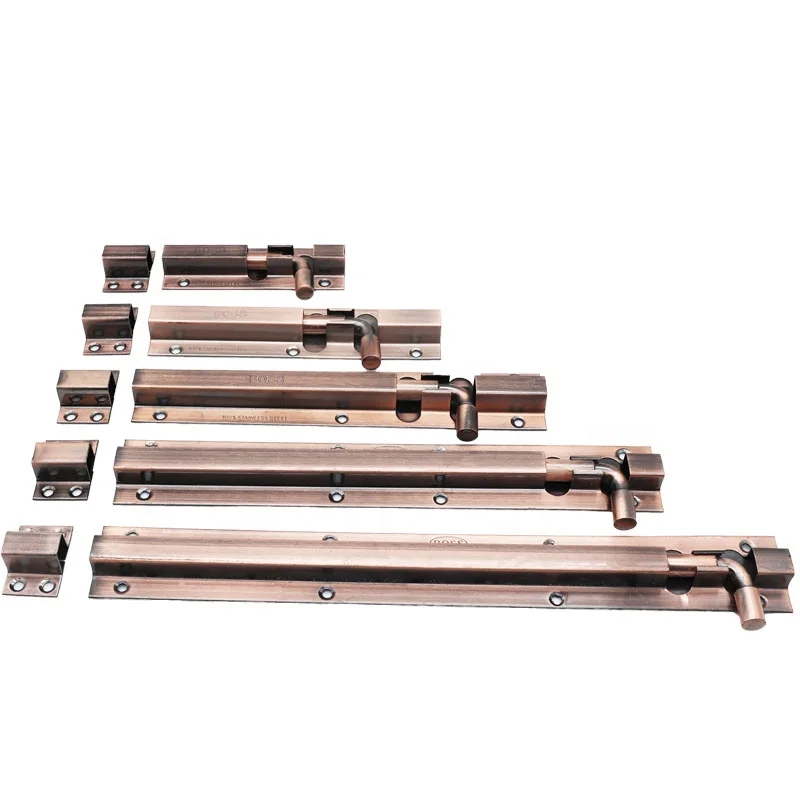 Customize Factory Direct Low Price stainless steel gate door  design Stainless Steel Barrel Bolt Aluminium/door & Window Bolts