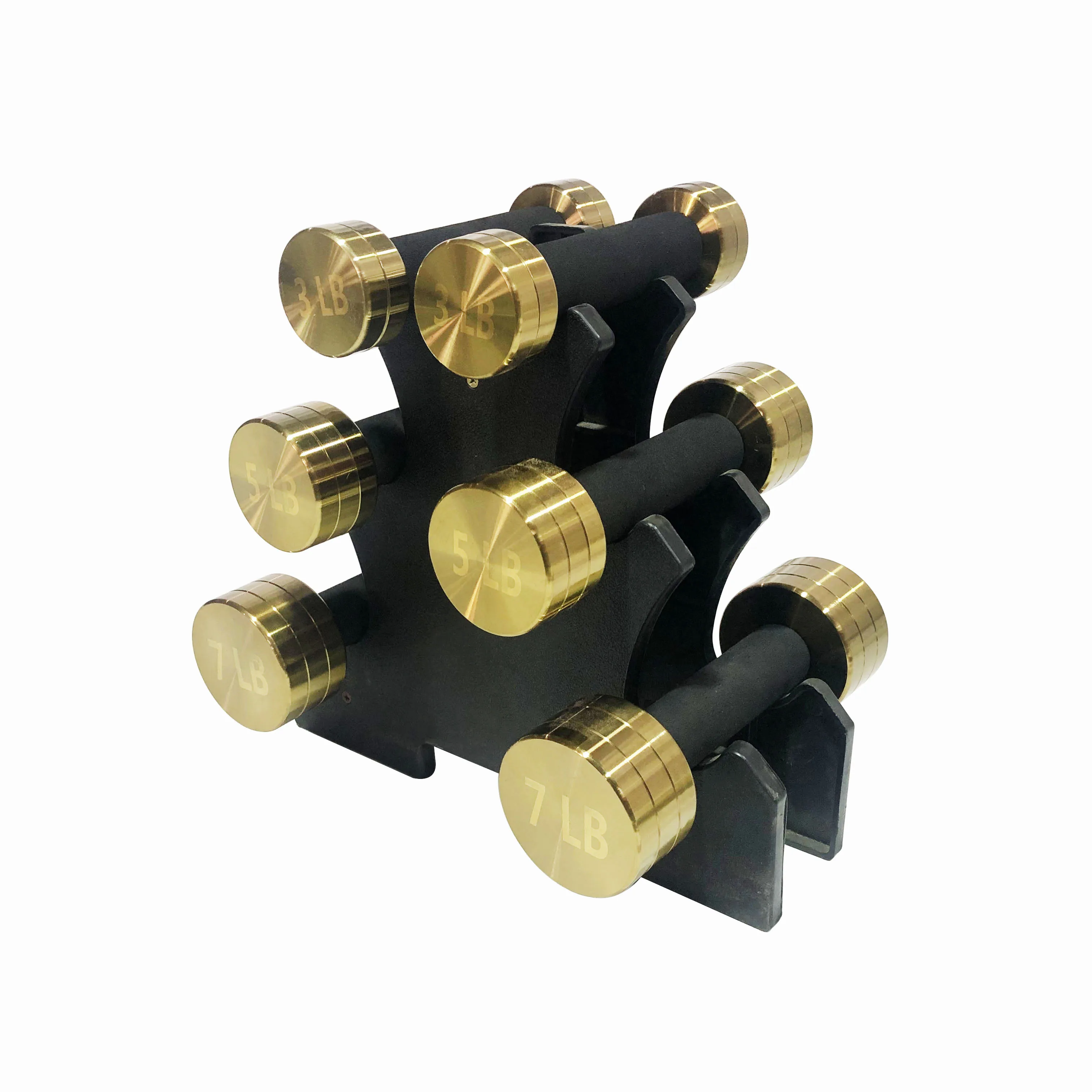 Factory Good Price 5kg 10kg 30kg 50kg Electroplating Dumbbell Gym Home Fitness Training Fix Dumbbell Set