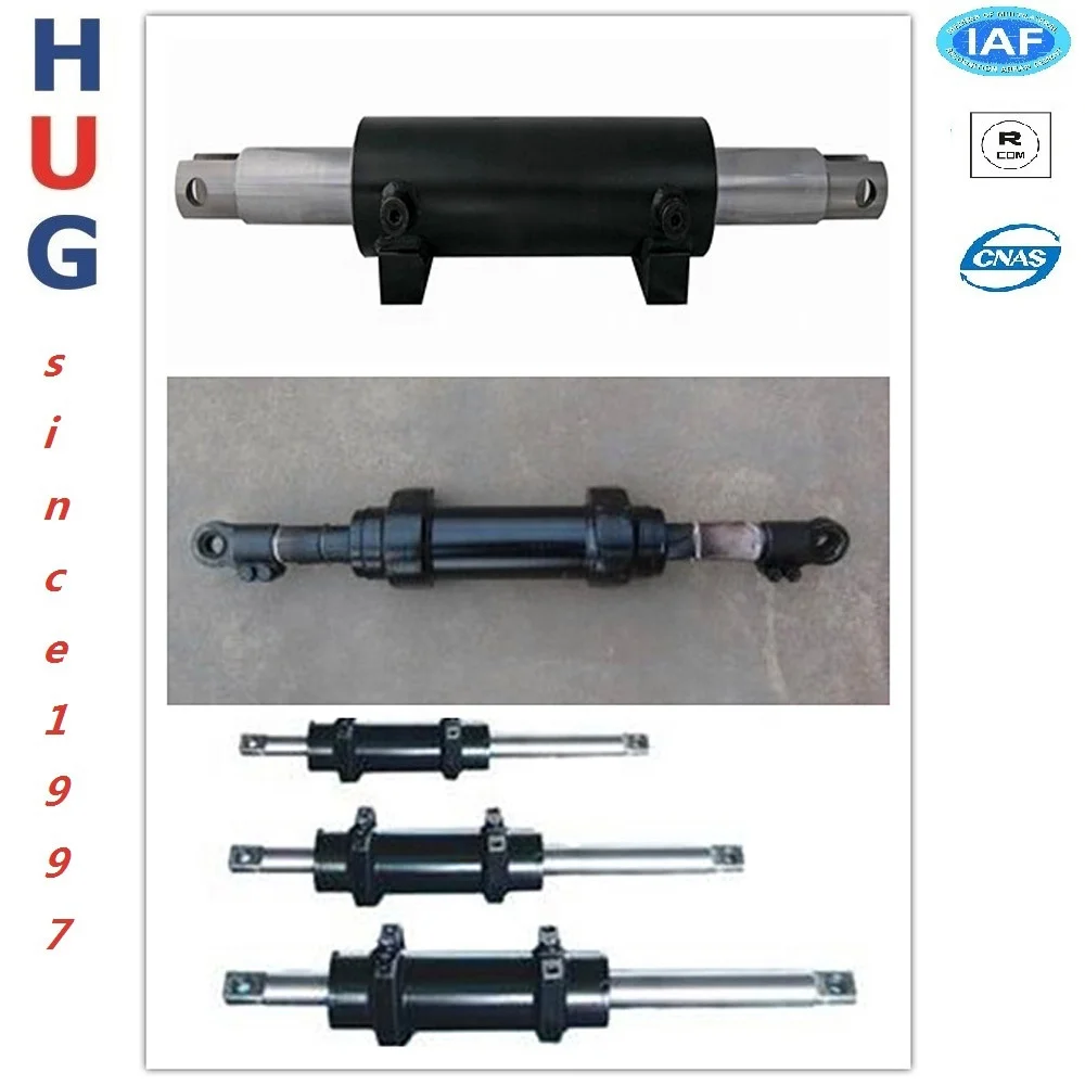 Manufacturer double acting hydraulic steering cylinder system for tractor